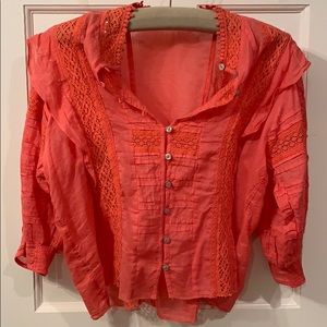 Free people linen top